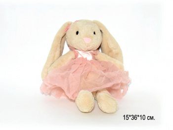 им Зайка арт. 07049-209 Вислоухий в газовой юбке 36 см в пак. им Зайка арт. 07049-209 Вислоухий в газовой юбке 36 см в пак.