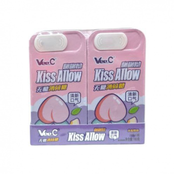 Конфета арт. 762514-1/762507-1 Драже мятное без сахара "Персик" 15 г 12 шт. в кор.'