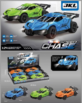 Машина инерц. арт. B2412 Спорткар цвета микс (6 шт.) шоубокс)