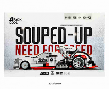 Конструктор арт. KC001 Автомобиль 436 дет. в кор.~