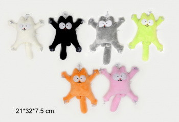 им Кошка арт. YE80328/230218-1 На присосках цвета микс в пак.)