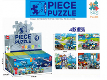 Пазл арт. GXF024-22Н Полиция в ассортименте, 16 дет, в кор. Пазл арт. GXF024-22Н Полиция в ассортименте, 16 дет, в кор.