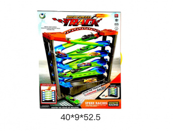 Автотрек арт. 011-90 Многоуровневый с 2 машинами в кор._ Автотрек арт. 011-90 Многоуровневый с 2 машинами в кор._