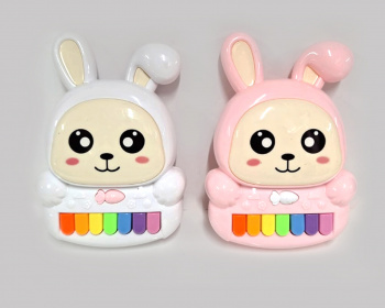 Пианино арт. 8886-1B Мини Зайка цвета микс (12 шт.) в кор.= Пианино арт. 8886-1B Мини Зайка цвета микс (12 шт.) в кор.=