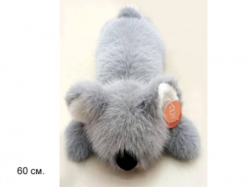 им Коала арт. 209995 Меховая серая лежит 60 см в пак. им Коала арт. 209995 Меховая серая лежит 60 см в пак.