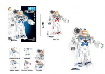 Робот арт. 827-1" На батар. в коробке 19,5*23,8*11 Робот арт. 827-1" На батар. в коробке 19,5*23,8*11