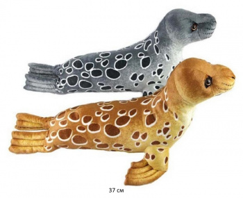 им Тюлень арт. YE905-11 Пятнистый 37 см цвета микс в пак.)