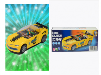 Машина на батар. арт. YJ388-75 Часы, свет, звук в кор.= Машина на батар. арт. YJ388-75 Часы, свет, звук в кор.=