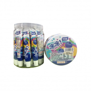 Пюре арт. 001734-1/001758-1 Фруктовое "Черника" 18 г в тюбике 30 шт. в банке*