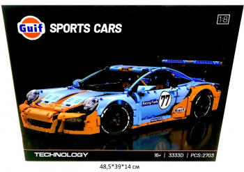 Конструктор арт. 3333D Автомобиль 2703 дет. в кор._/8 шт./