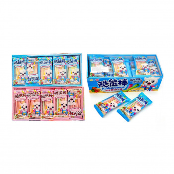 Конфета арт. 621870 Трубочки вкусы микс 15 г в пак. 30 шт. в кор.',