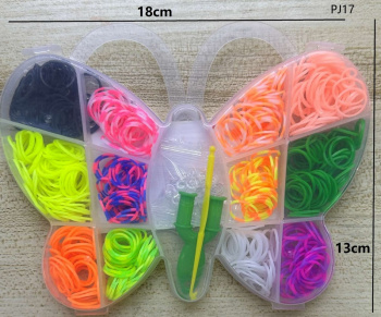 Набор для плетения арт. PJ17/0831-2 Резиночки "Бабочка" в кор.• /300 шт./