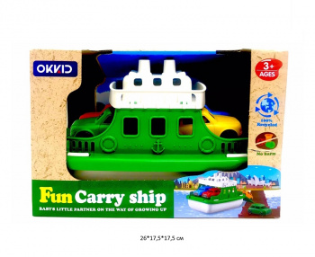 Набор для купания арт. 8007 Корабль с машинами в кор._ Набор для купания арт. 8007 Корабль с машинами в кор._