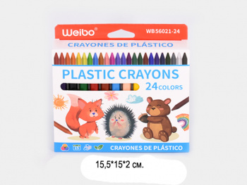 кц_Восковые мелки арт. WB-56021-24 Набор 24 цветов в белой кор. кц_Восковые мелки арт. WB-56021-24 Набор 24 цветов в белой кор.