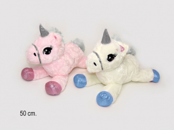 им Единорог арт. 4661/50 Пушистый лежит 2 цвета 50 см в пак. им Единорог арт. 4661/50 Пушистый лежит 2 цвета 50 см в пак.