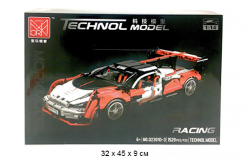 Конструктор арт. 023010-3 Автомобиль 1529 дет. в кор._/12 шт./