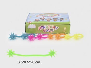 Антистресс арт. 2210-8 Звезда двойная тянучка (50 шт.) в кор.=