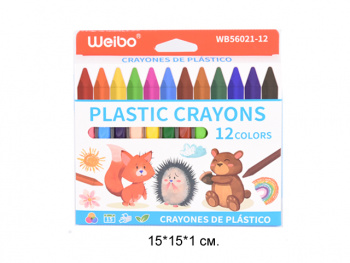 кц_Восковые мелки арт. WB-56021-12 Набор 12 цветов в белой кор. кц_Восковые мелки арт. WB-56021-12 Набор 12 цветов в белой кор.