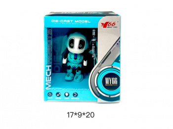 Робот арт. MY66-J1202C/Q1202C На батар. звук, свет в кор. 17*9*20_