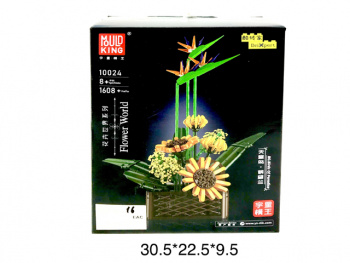 Конструктор арт. 10024 Цветы 1608 дет. в кор._ Конструктор арт. 10024 Цветы 1608 дет. в кор._