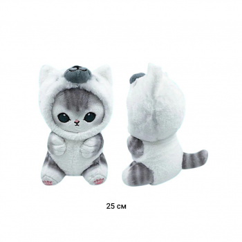 им Кошка арт. 209449 В шапке хаски сидит 25 см в пак. им Кошка арт. 209449 В шапке хаски сидит 25 см в пак.