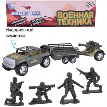 Машина инерц. арт. M287B-3" Военная техника в пакете 38*16*7 Машина инерц. арт. M287B-3" Военная техника в пакете 38*16*7