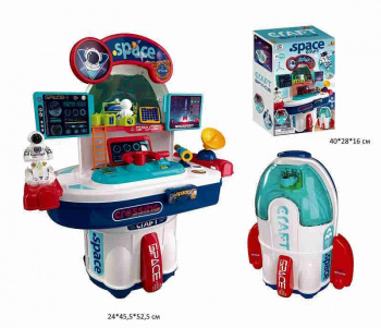 Игровой набор арт. 8787-100 "Космос" h-52,5 свет, звук в кор. 40*28*16