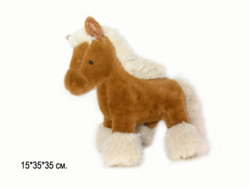 им Лошадь арт. 209201 Рыжая с белой гривой 35*35 см в пак. им Лошадь арт. 209201 Рыжая с белой гривой 35*35 см в пак.