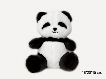 им Панда арт. YE23815-23-2 Черно-белая сидит 20 см в пак.) им Панда арт. YE23815-23-2 Черно-белая сидит 20 см в пак.)