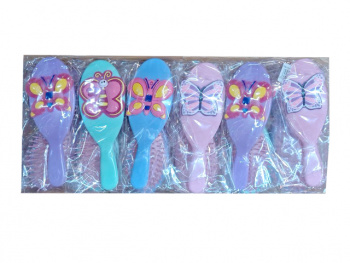 Расческа арт. 709801 Бабочка в ассортименте 1 шт в пак. (12 шт.)