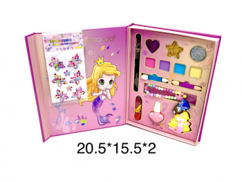 Набор косметики арт. LK2928 "Русалка" с аксессуарами в кор._= Набор косметики арт. LK2928 "Русалка" с аксессуарами в кор._=