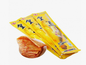 Соевое мясо арт. 600030/890022/202165/960010/105691/530217 Острая рыба 20 г 30 шт упак. желтая';,*^