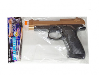 Оружие арт. 999S-10A Пистолет на батар. звук, свет в пак.=