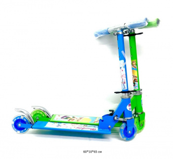 Самокат арт. 3202 2-х колесный цвета микс_