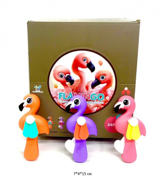 Вентилятор арт. H7-A4-805 Фламинго цвета микс (24 шт.) в кор._ Вентилятор арт. H7-A4-805 Фламинго цвета микс (24 шт.) в кор._