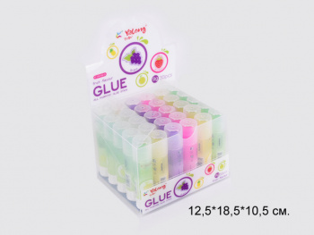 кц_Клей-карандаш арт. YL192162-9 Yalong цветной 9 гр (30 шт.) упаковка