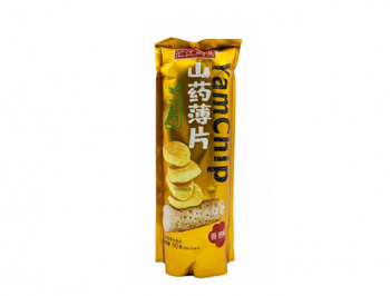 Чипсы арт. 750156-4 Ямсовые Вкус лук шалот 90 г желтый пакет 10 шт. упаковка*#