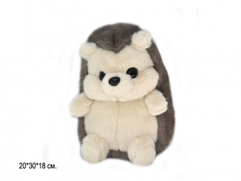 им Ежик арт. 209265 Серый сидит 30*20 см в пак. им Ежик арт. 209265 Серый сидит 30*20 см в пак.